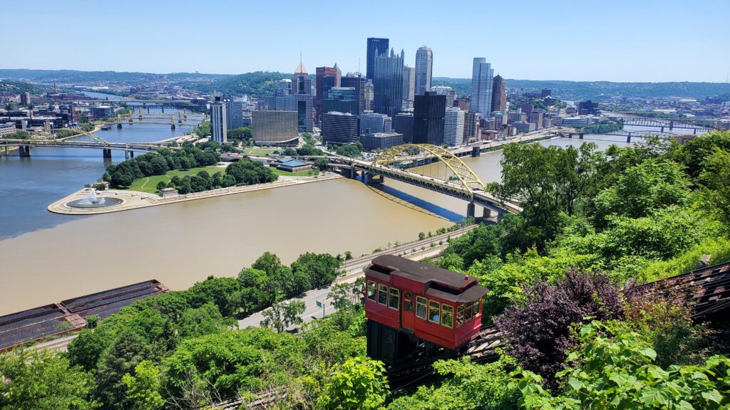 View from the Duquesne Incline in Pittsburgh